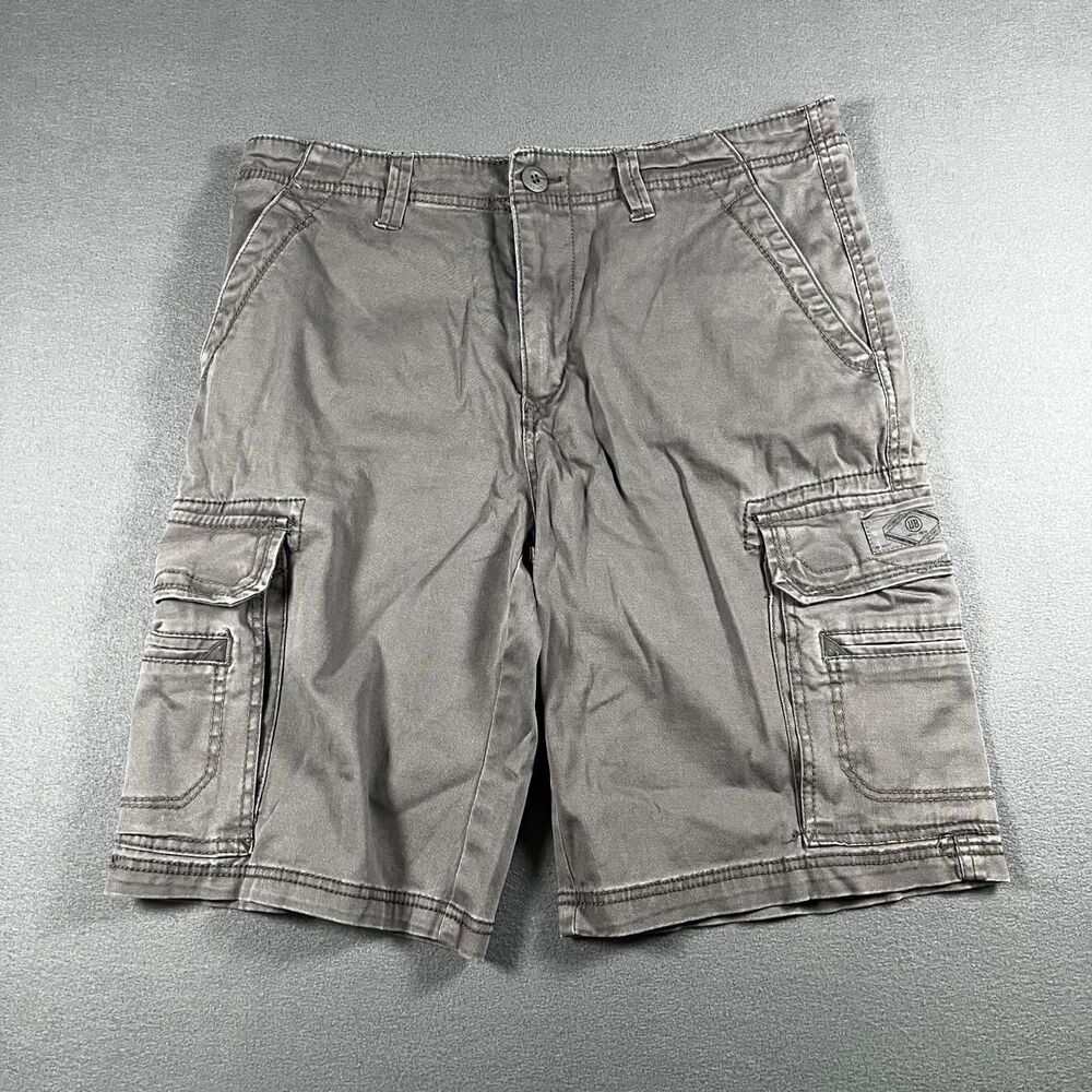 Unionbay Men's Grey and Brown Shorts